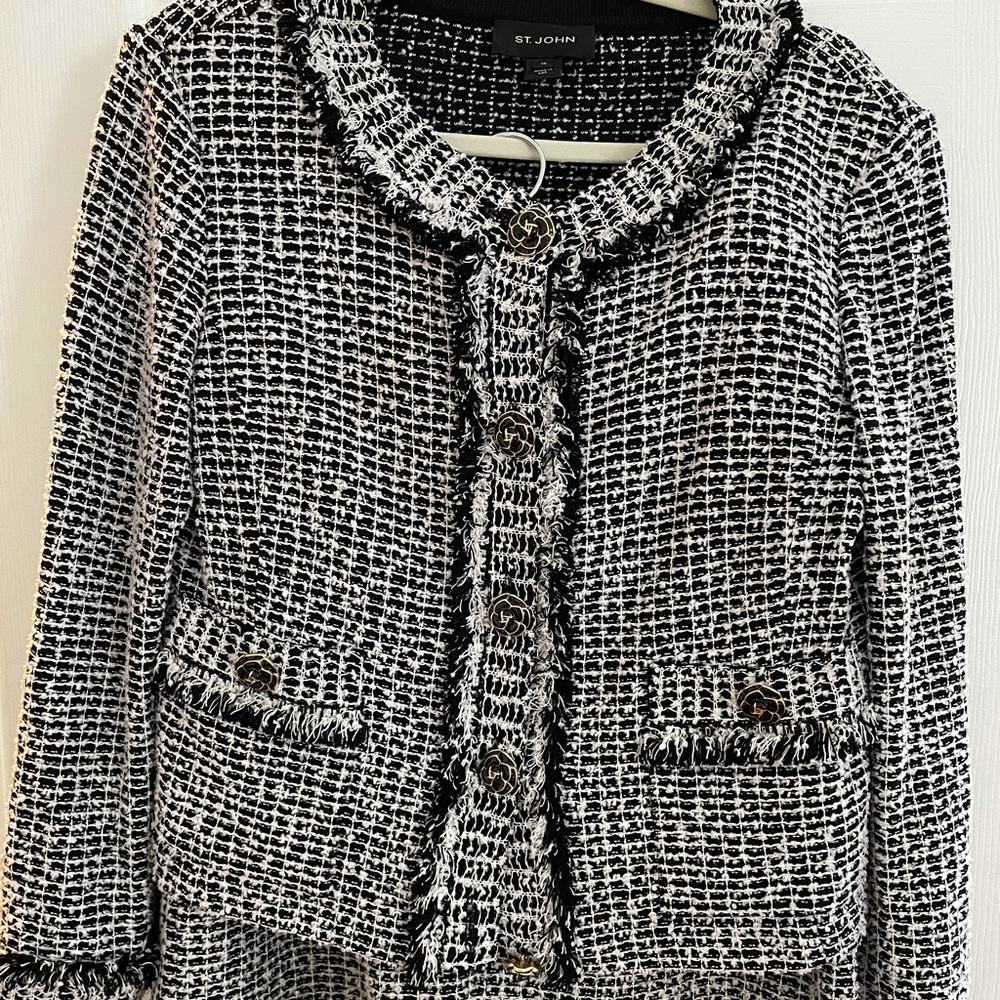 St. John Suit Jacket and Skirt